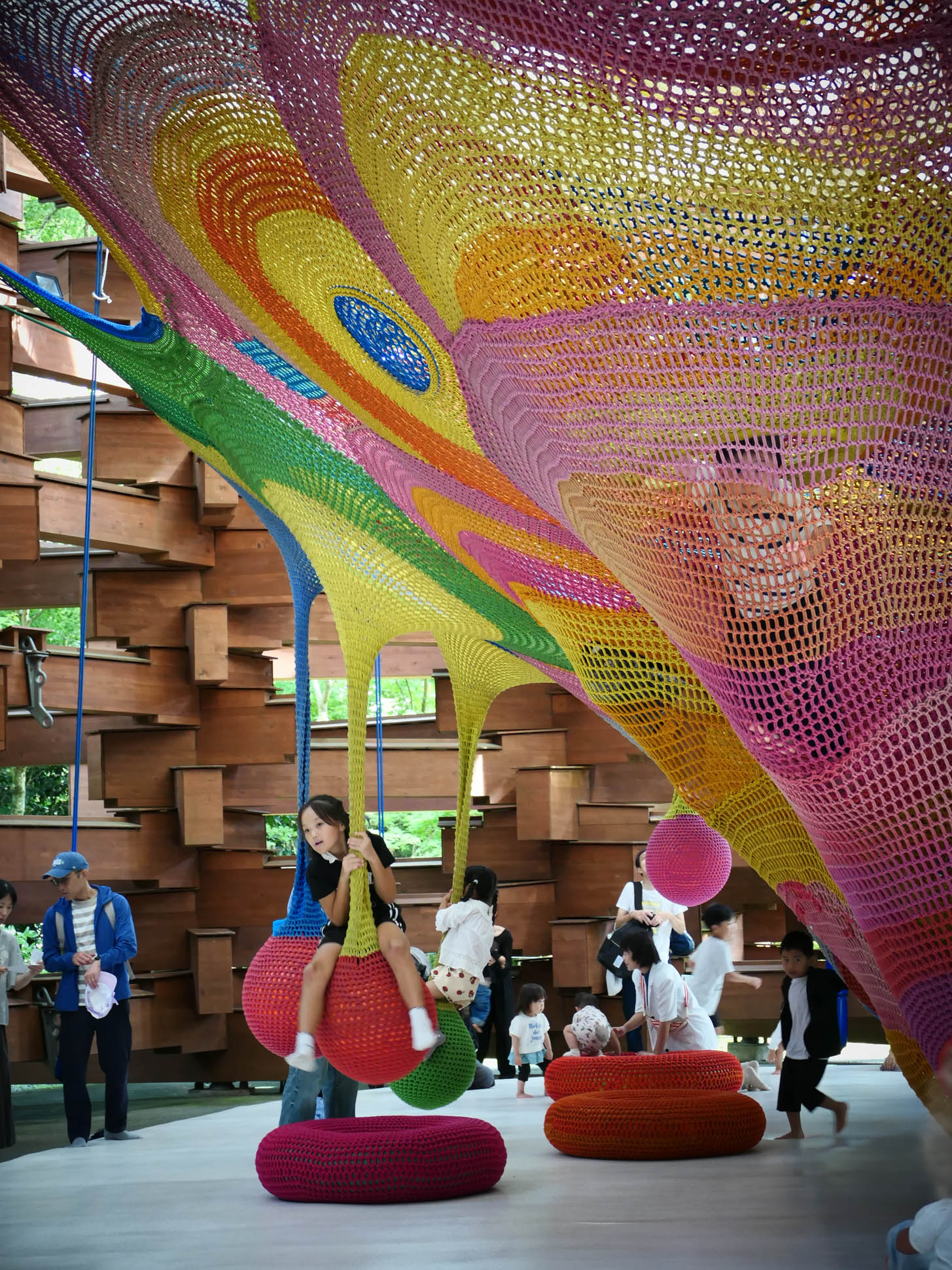 The Hakone Open Air Museum 19 net forest hakone