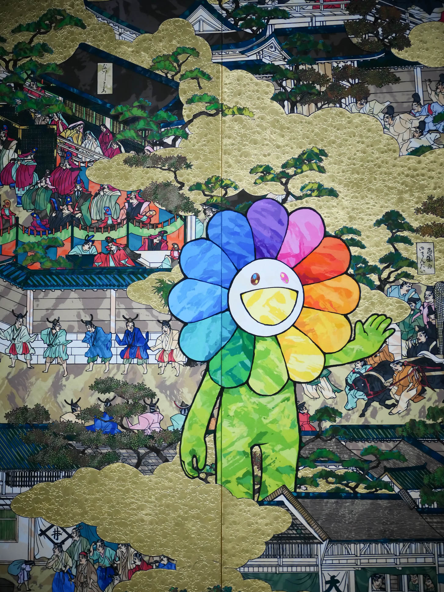 Takashi Murakami. Rakuchū‑Rakugai‑zu Byōbu Iwasa Matabei RIP 9 Takashi Murakami