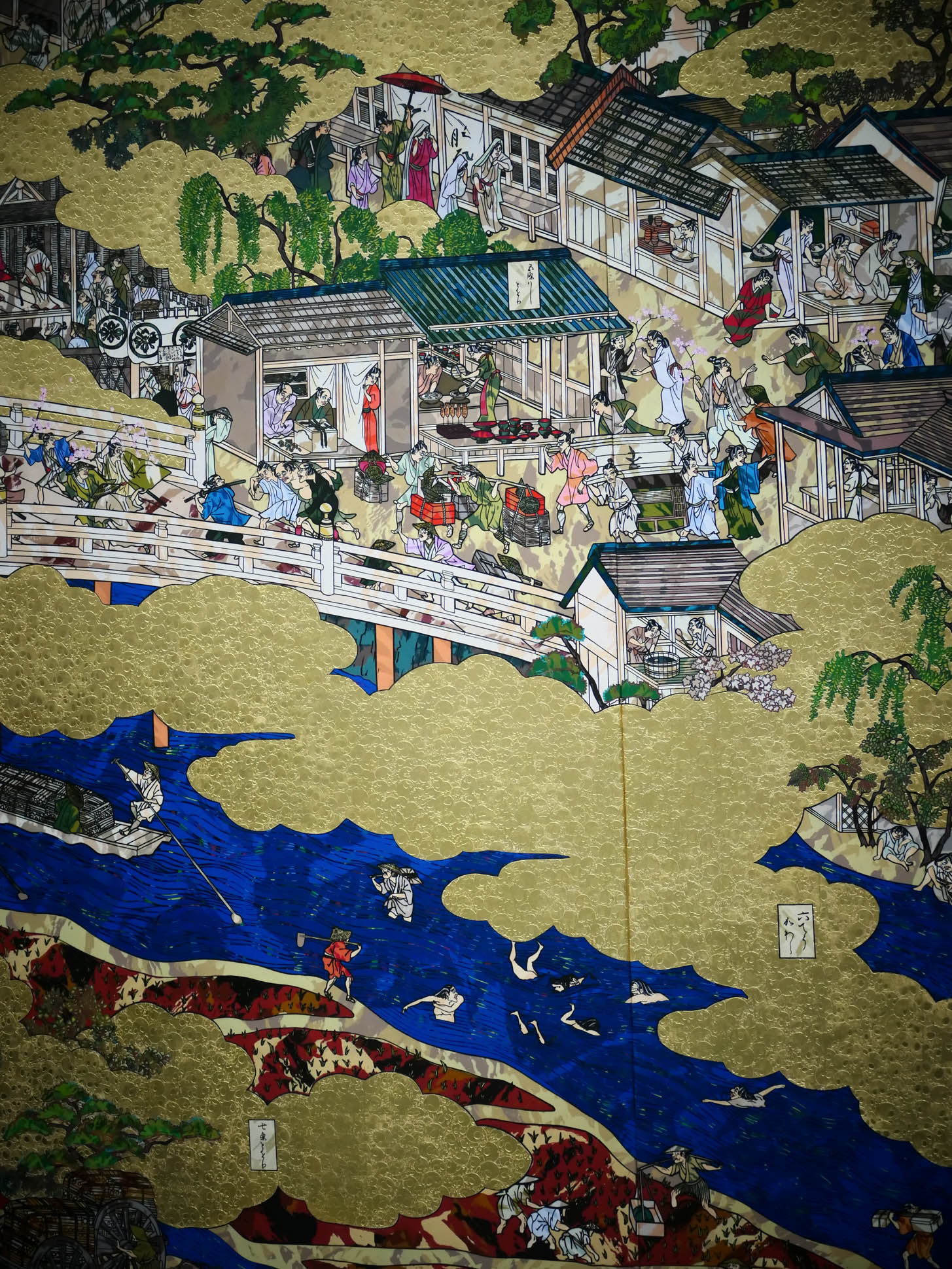 Takashi Murakami. Rakuchū‑Rakugai‑zu Byōbu Iwasa Matabei RIP 3 Takashi Murakami